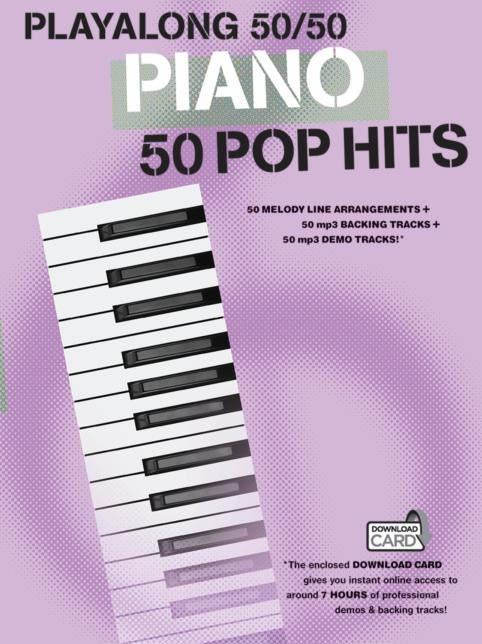 Playalong 50/50 Piano 50 Pop Hits, Livre pour piano