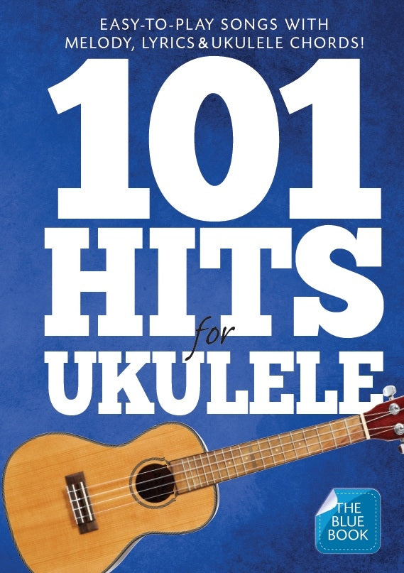 101 Hits For Ukulele (Blue Book), Livre pour ukulélé