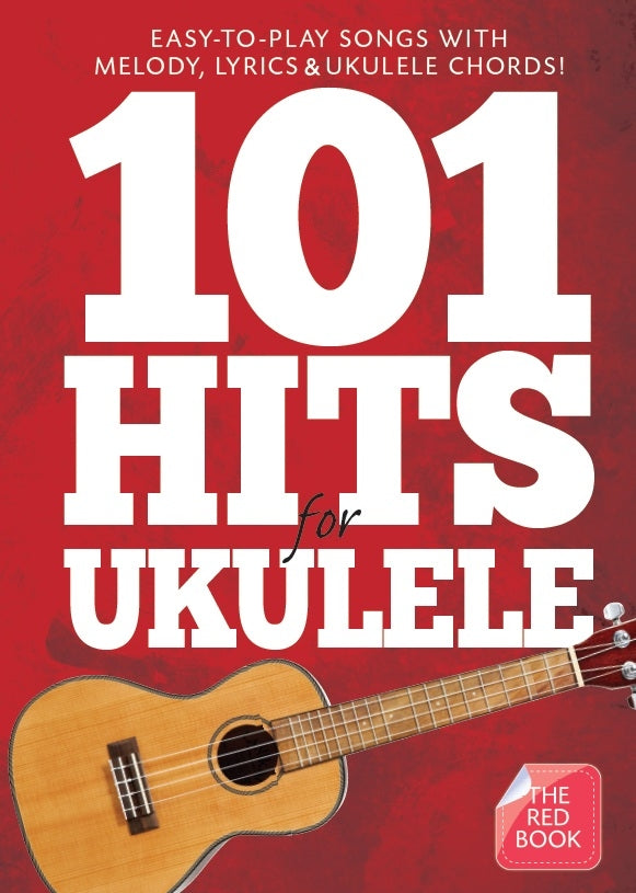 101 Hits For Ukulele (Red Book), Livre pour ukulélé