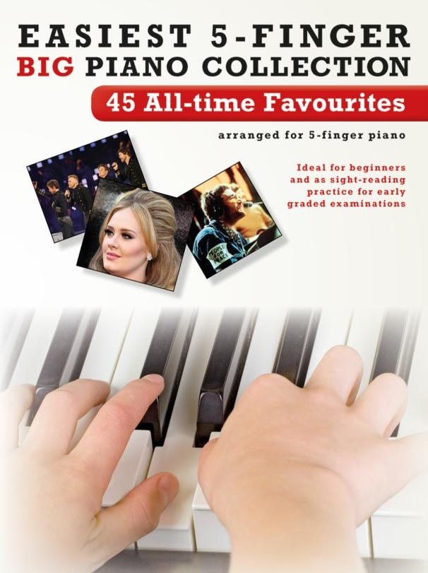 Easiest 5-Finger Piano Collection: 45 All-Time Fav, Livre pour piano