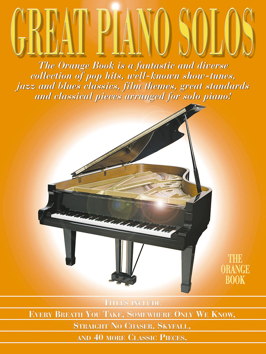 Great Piano Solos - The Orange Book, Livre pour piano