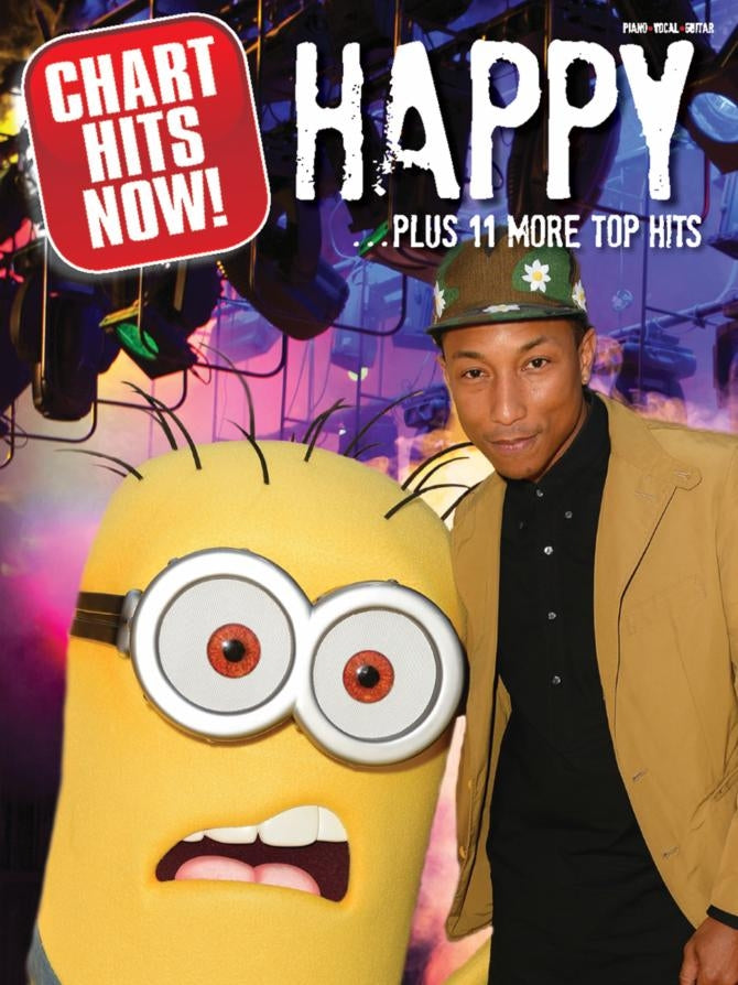 Chart Hits Now! 'Happy' Plus 11 More Top Hits, Livre pour piano et Chant et Guitare