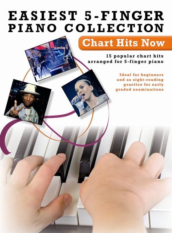 Easiest 5-Finger Piano Collection: Chart Hits Now, Livre pour piano