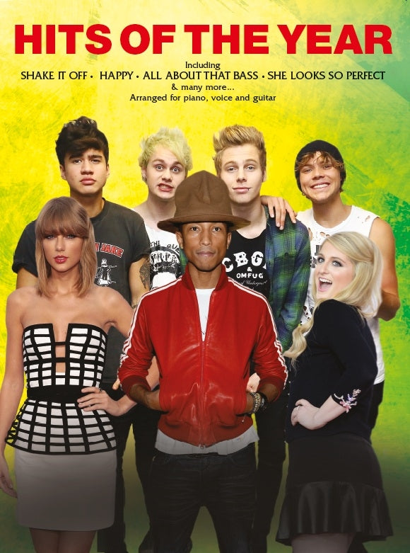 Hits Of The Year 2014, Livre pour piano et Chant et Guitare