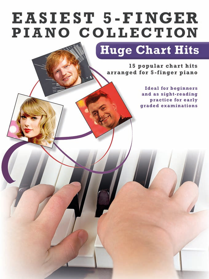 Easiest 5-Finger Piano Collection: Hugh Chart Hits, Livre pour piano