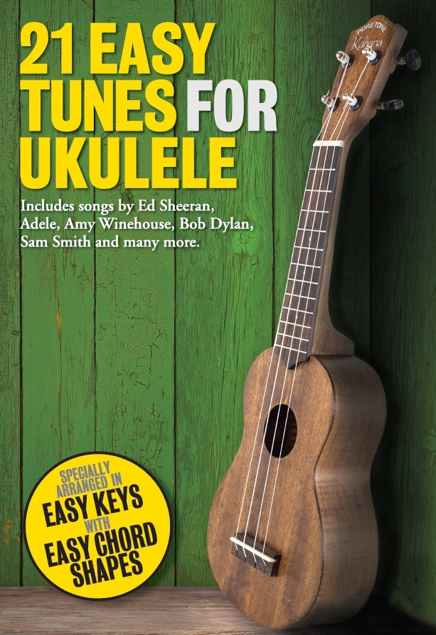 21 Easy Tunes For Ukulele, Livre pour ukulélé