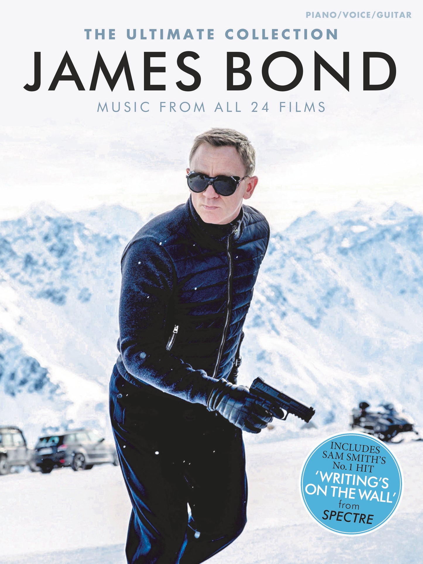 James Bond Music From all 24 Films, Livre pour piano et Chant et Guitare