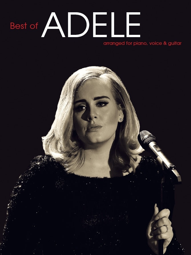 The Best Of Adele, Livre pour piano et Chant et Guitare