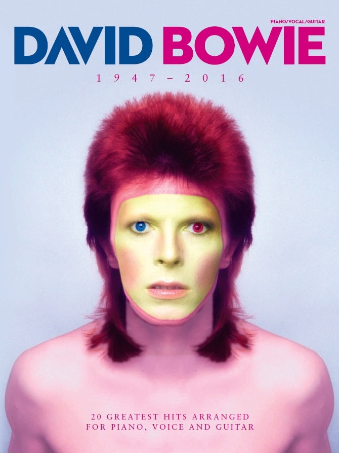 David Bowie: 1947-2016, Livre pour piano et Chant et Guitare
