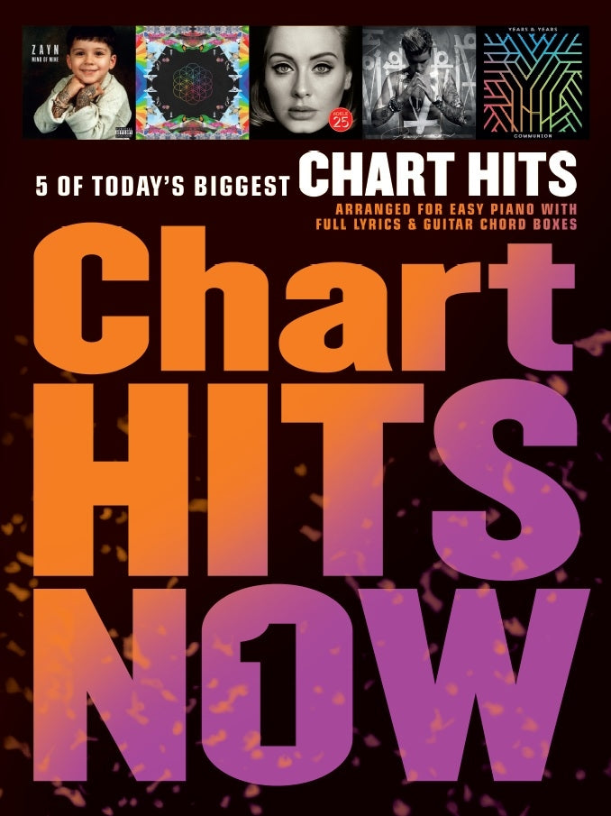 Chart Hits Now - Volume 1, Livre pour piano et Chant et Guitare