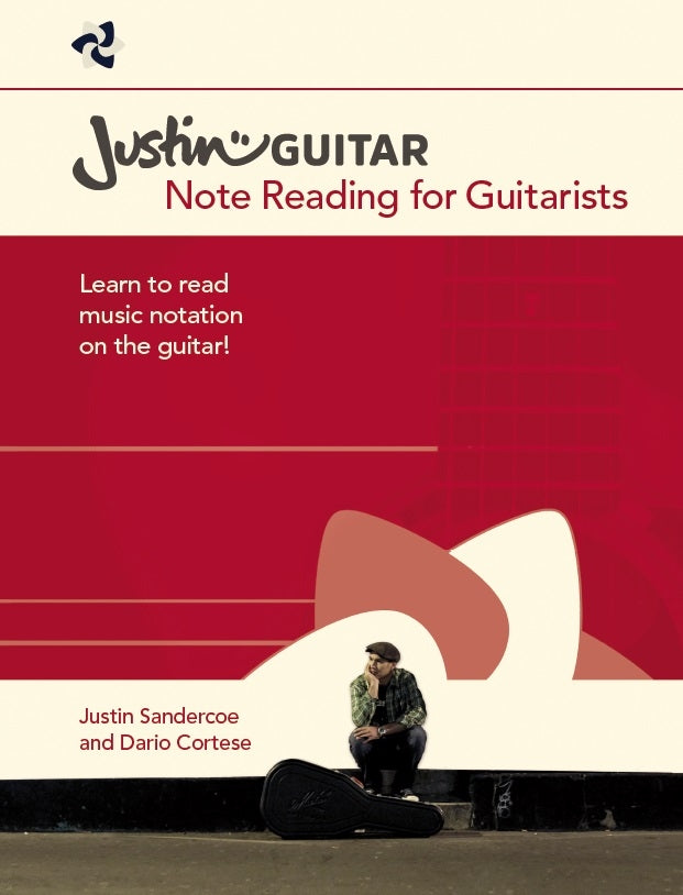Justinguitar.com Note Reading For Guitarists, Livre pour guitare