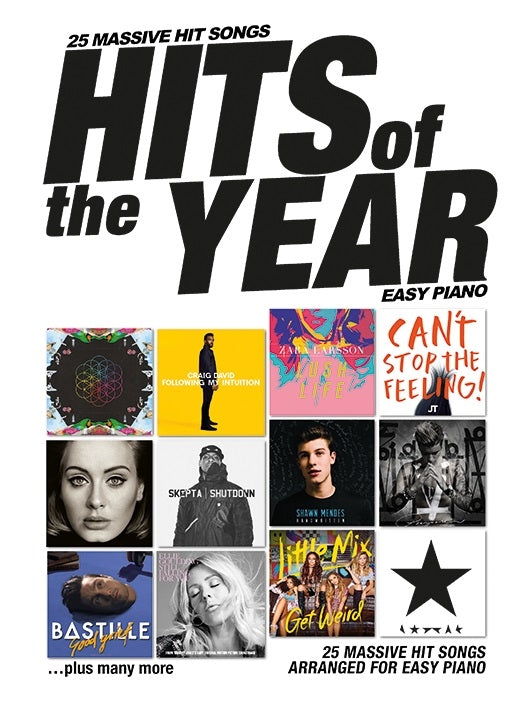 Hits Of The Year 2016: Easy Piano, Livre pour piano