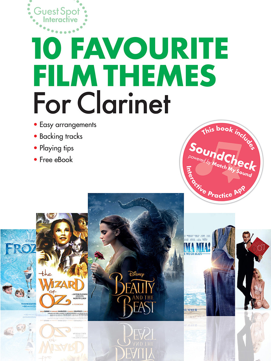 Guest Spot Interactive: 10 Favourite Film Themes, Livre pour clarinette