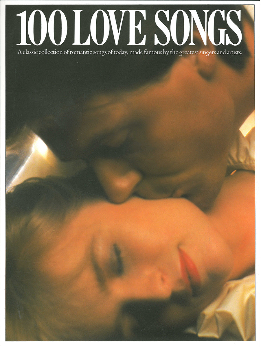 100 Love Songs, Livre pour piano et Chant et Guitare