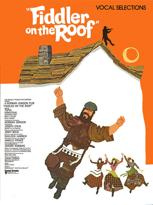 Fiddler On The Roof Selectie de Jerry Bock, Livre pour voix et Piano