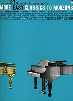 More Easy Classics To Moderns, Livre pour piano