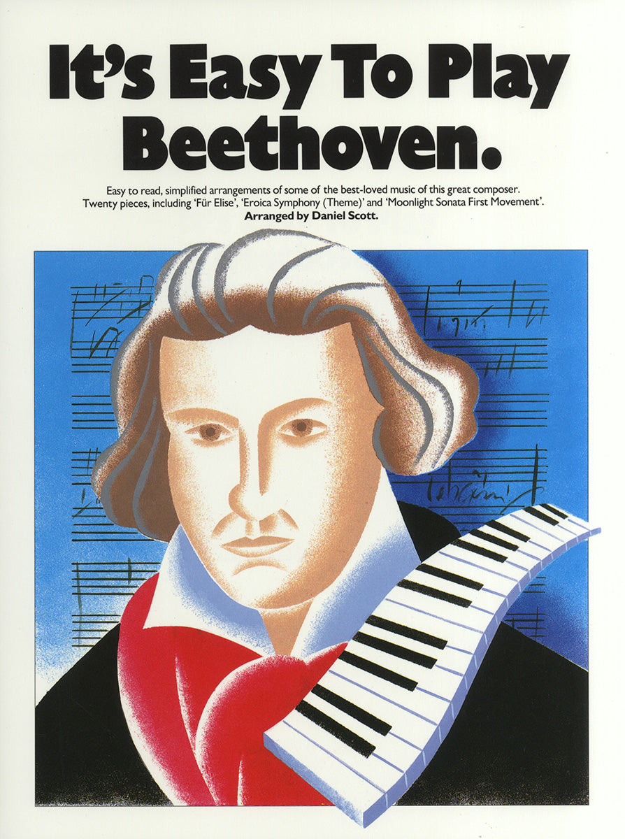It's Easy To Play Beethoven de Ludwig van Beethoven, Livre pour piano