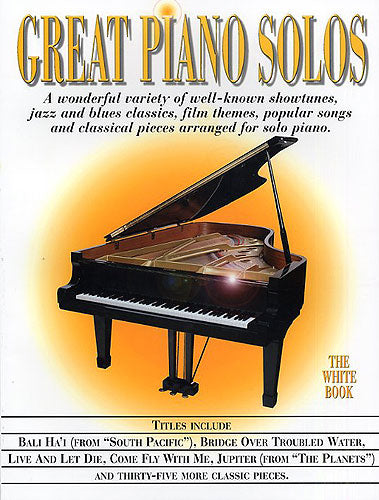 Great Piano Solos - The White Book, Livre pour piano