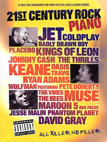 21st Century Rock, Livre pour piano et Chant et Guitare