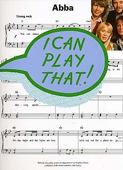 I Can Play That! Abba, Livre pour melody Line et Lyrics et Chords