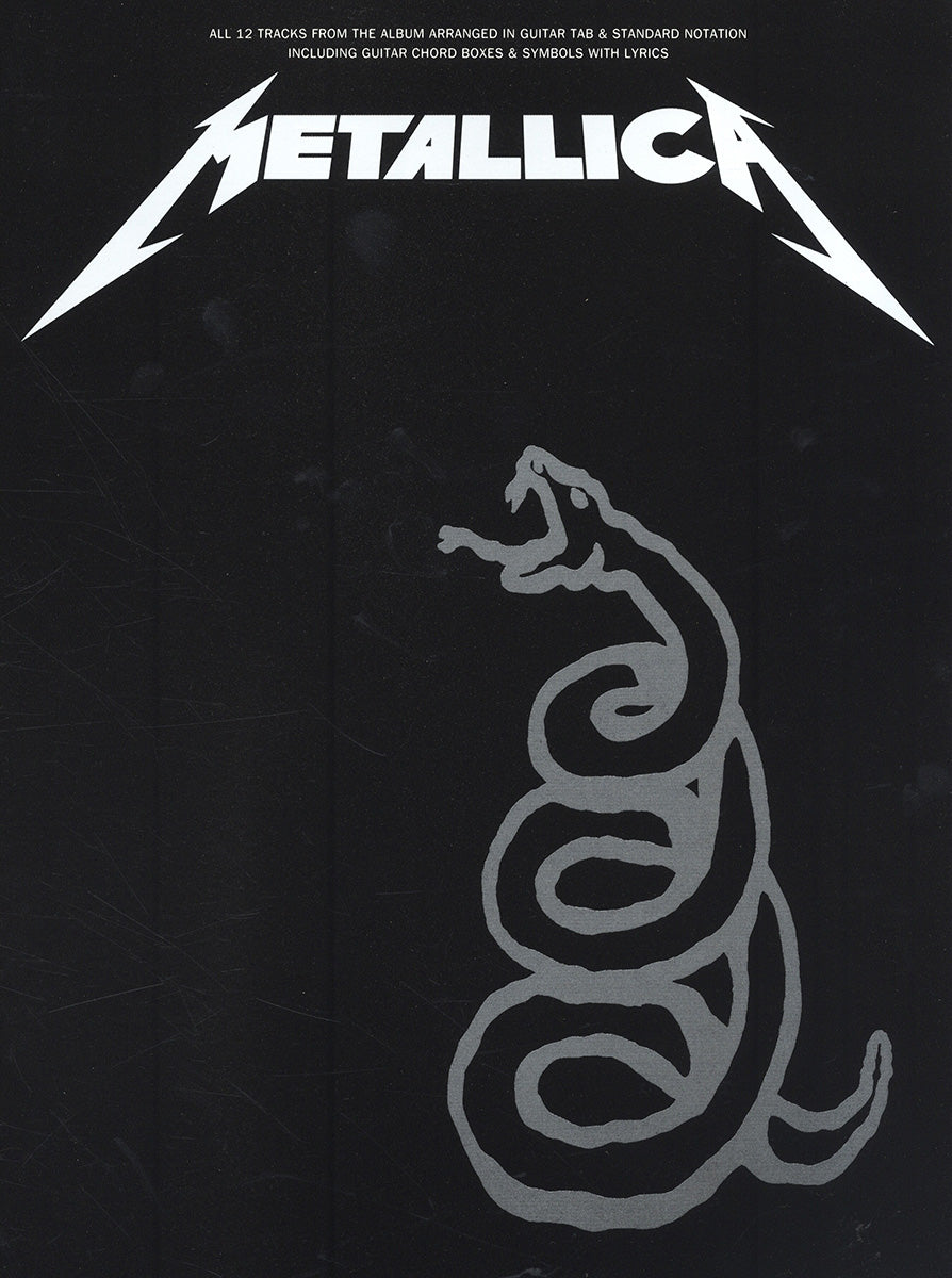 METALLICA - The Black Album, Livre pour guitar TAB