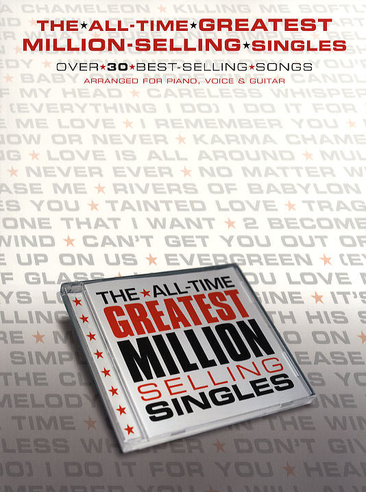 The All Time Greatest Million Selling Singles, Livre pour piano et Chant et Guitare