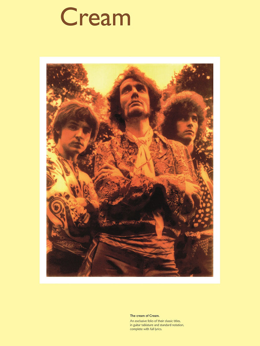 The Cream Of Cream de Eric Clapton, Livre pour melody Line et Lyrics et Chords