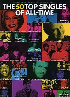 Top 50 Singles Of All Time, Livre pour piano et Chant et Guitare