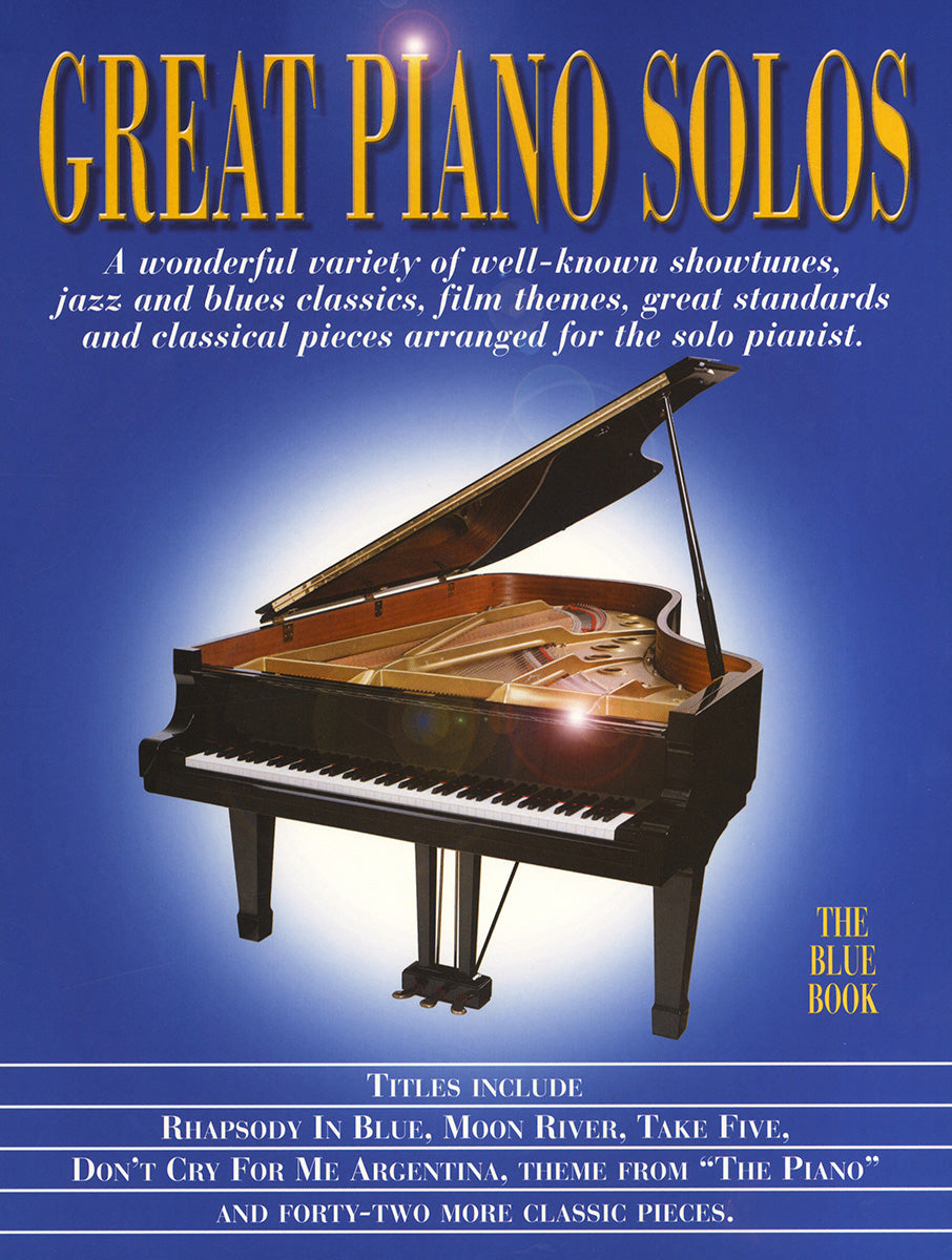 Great Piano Solos - The Blue Book, Livre pour piano