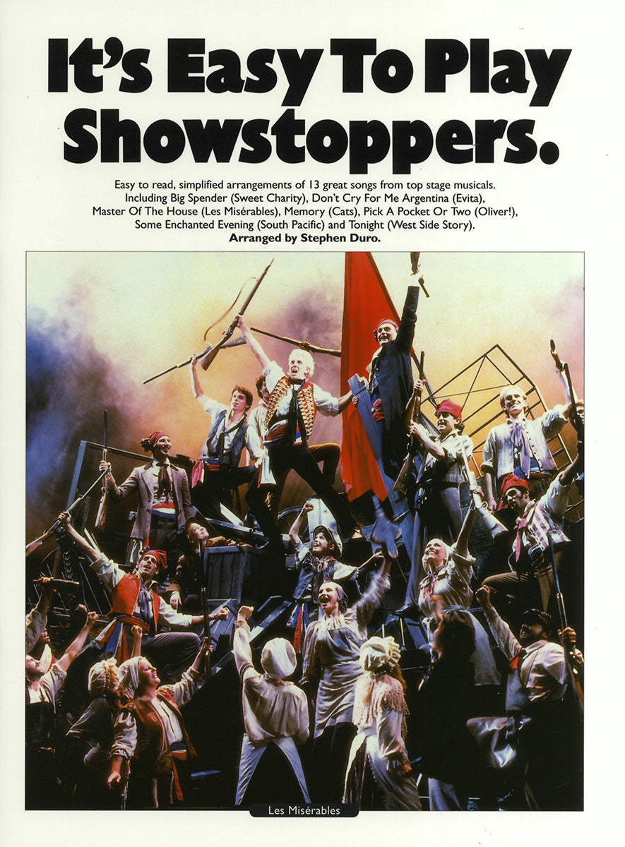 It's Easy To Play Showstoppers, Livre pour piano