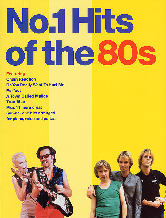 No.1 Hits of the 80s, Livre pour piano et Chant et Guitare