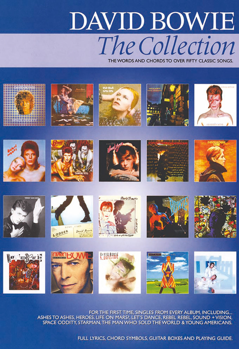 David Bowie: The Collection, Livre pour lyrics et Chords