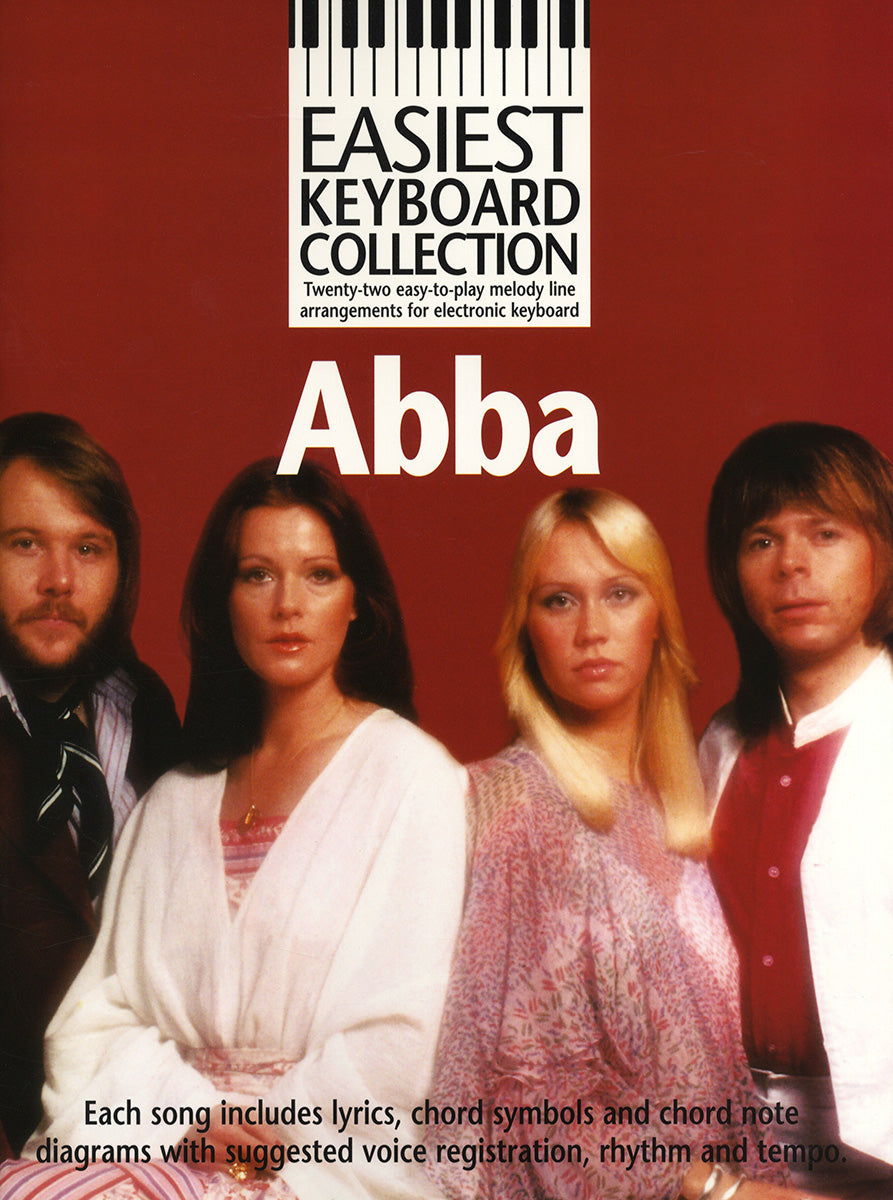 Easiest Keyboard Collection: Abba, Livre pour clavier