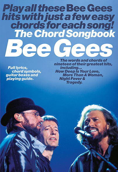Bee Gees: The Chord Songbook, Livre pour lyrics et Chords