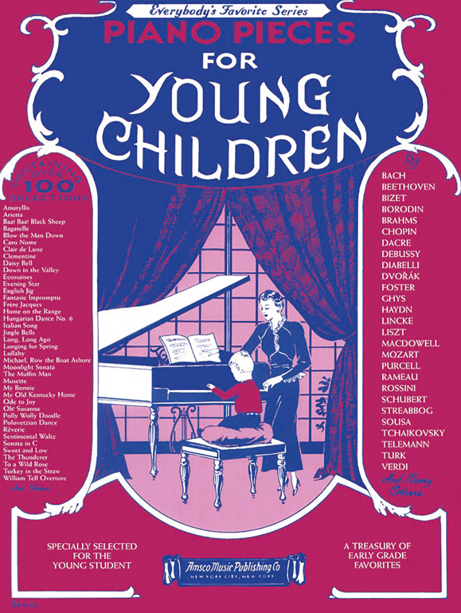 Piano Pieces For Young Children, Livre pour piano