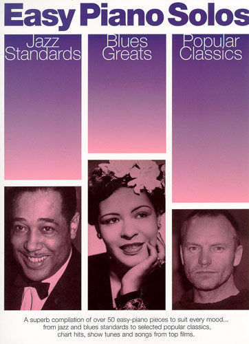 Easy Piano Solos Jazz Standards, Livre pour piano