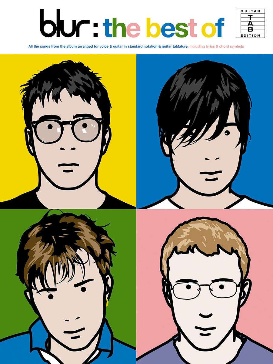 The Best Of Blur, Livre pour guitar TAB