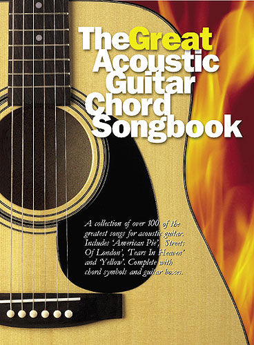 The Great Acoustic Guitar Chord Songbook, Livre pour guitare