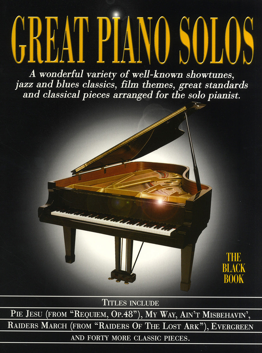 Great Piano Solos - The Black Book, Livre pour piano