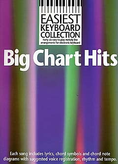 Easiest Keyboard Collection: Big Chart Hits, Livre pour clavier