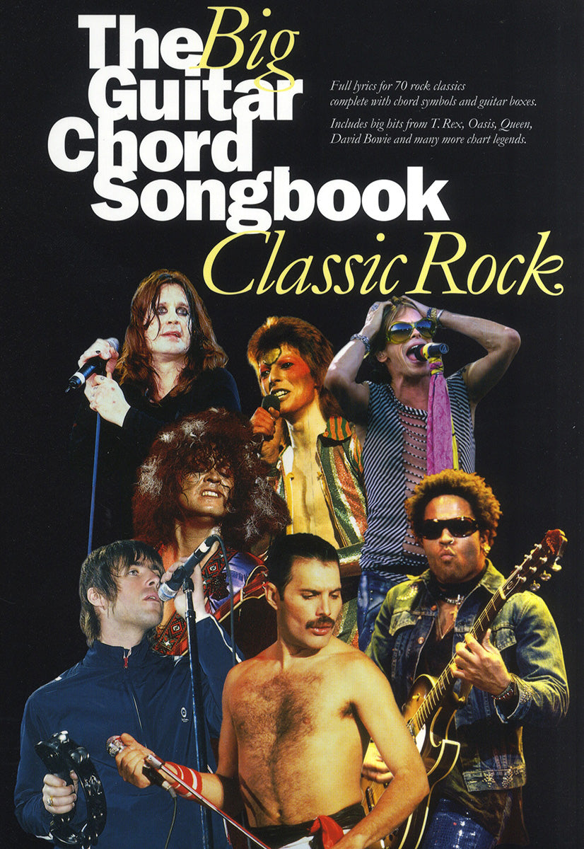 The Big Guitar Chord Songbook: Classic Rock, Livre pour lyrics et Chords