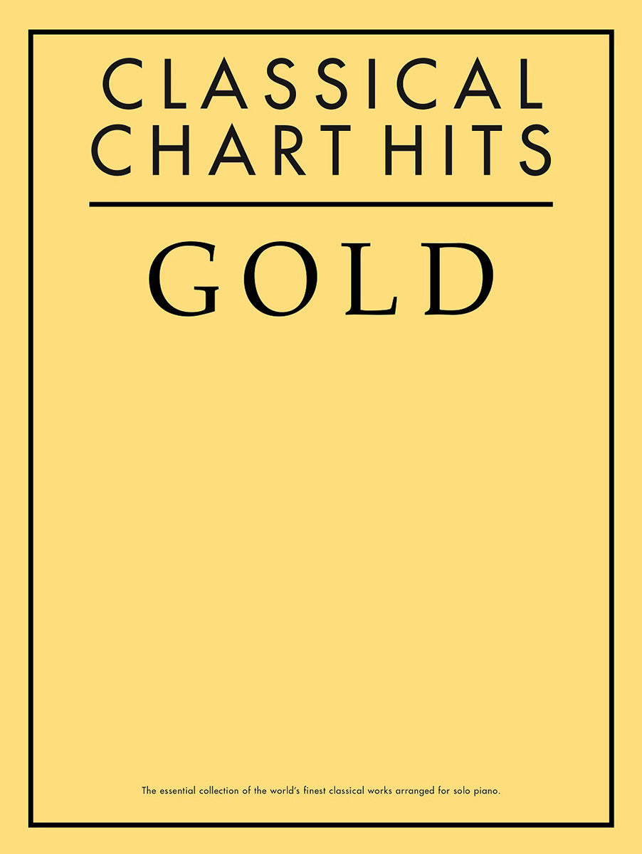 Classical Chart Hits Gold, Livre pour piano