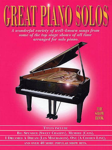 Great Piano Solos - The Show Book, Livre pour piano