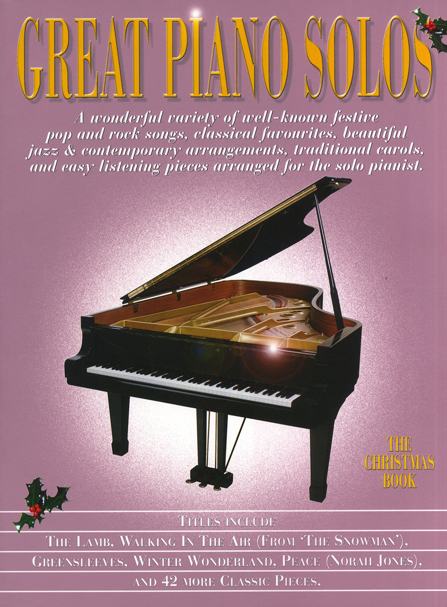 Great Piano Solos - The Christmas Book, Livre pour piano