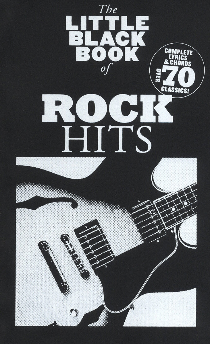 The Little Black Songbook: Rock Hits, Livre pour lyrics et Chords