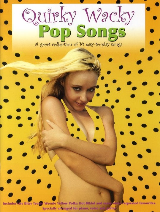 Quirky Wacky Pop Songs, Livre pour piano et Chant et Guitare