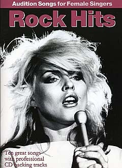 Audition Songs Female Rock Hits, Livre pour piano et Chant et Guitare