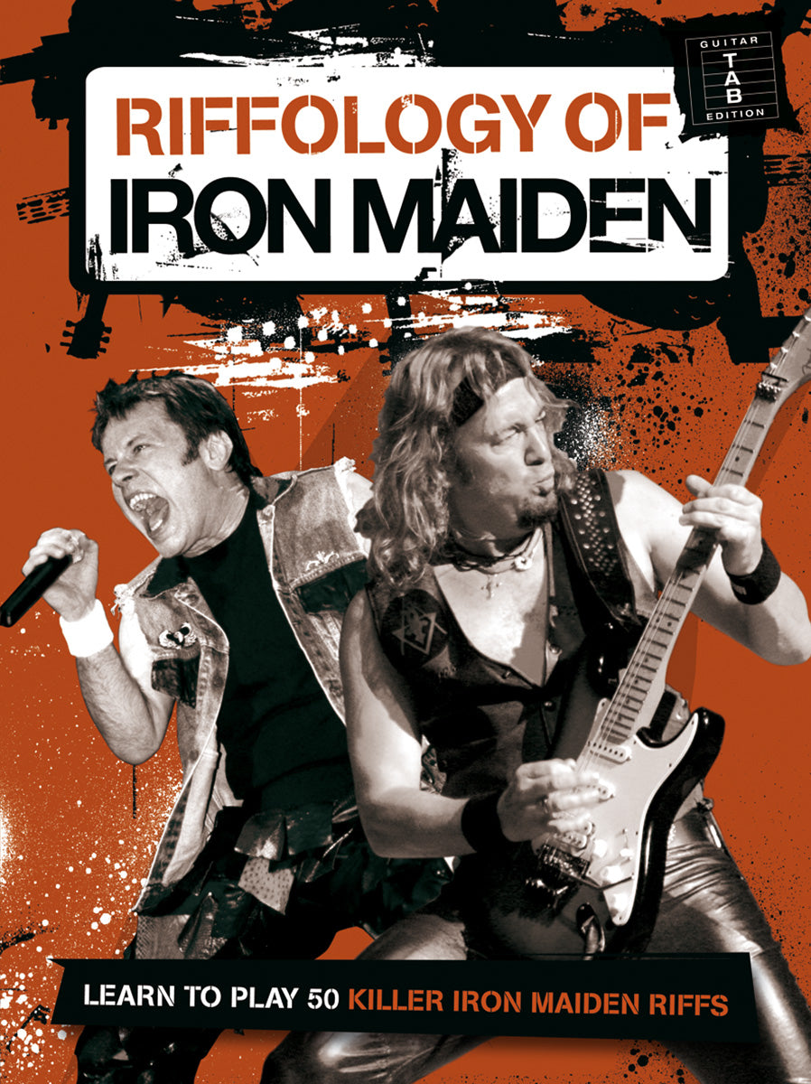 Riffology de Iron Maiden, Livre pour melody Line et Lyrics et Chords