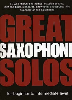 Great Saxophone Solos, Livre pour saxophone alto