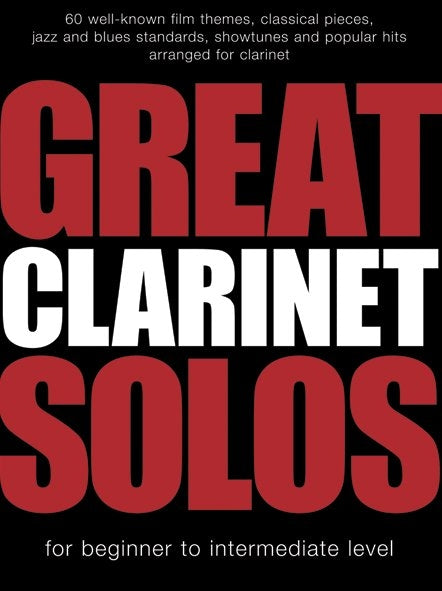 Great Clarinet Solos, Livre pour clarinette